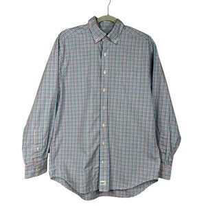 Vineyard Vines Gingham 100% Cotton Classic Fit Murray Button Down Shirt Size M